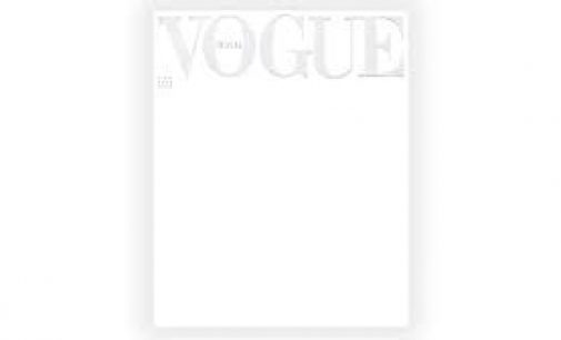 Апрельский Vogue Italia выпустят в белой обложке