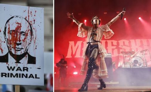 Группа Maneskin послала путина вслед за кораблем и поддержала Украину на фестивале Coachella