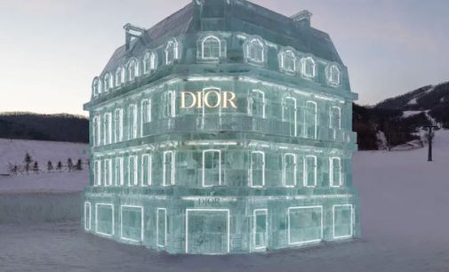 Dior побудував у Китаї крижану копію свого паризького бутіка
