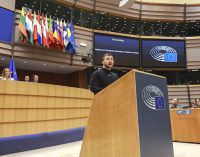 Виступив Володимира Зеленського у Європарламенті